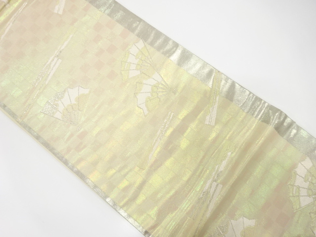 JAPANESE FUKURO OBI / WOVEN CHECKERED